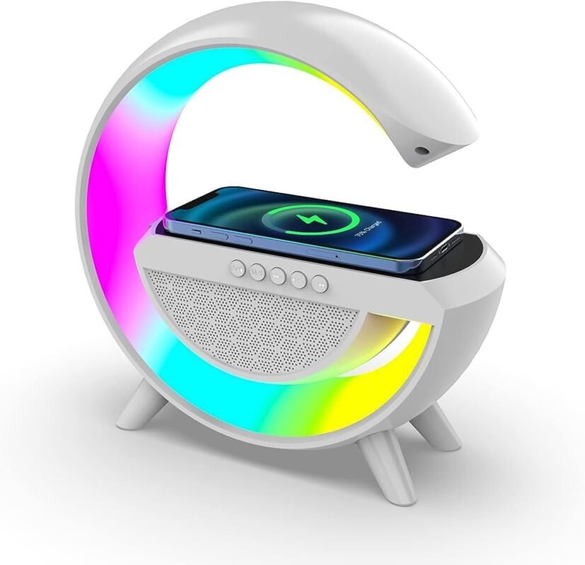 3 in1 Wireless Charger Led Lamp Bluetooth & Speaker