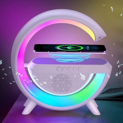 3 in1 Wireless Charger Led Lamp Bluetooth Speaker