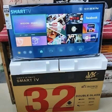 Crown 32 Inch 4k Android Frameless Double Glass LED Tv