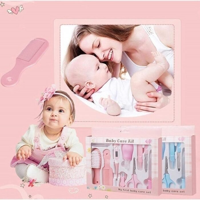 10 in 1 Baby Care Grooming Kit (Pink Blue) - Image 3