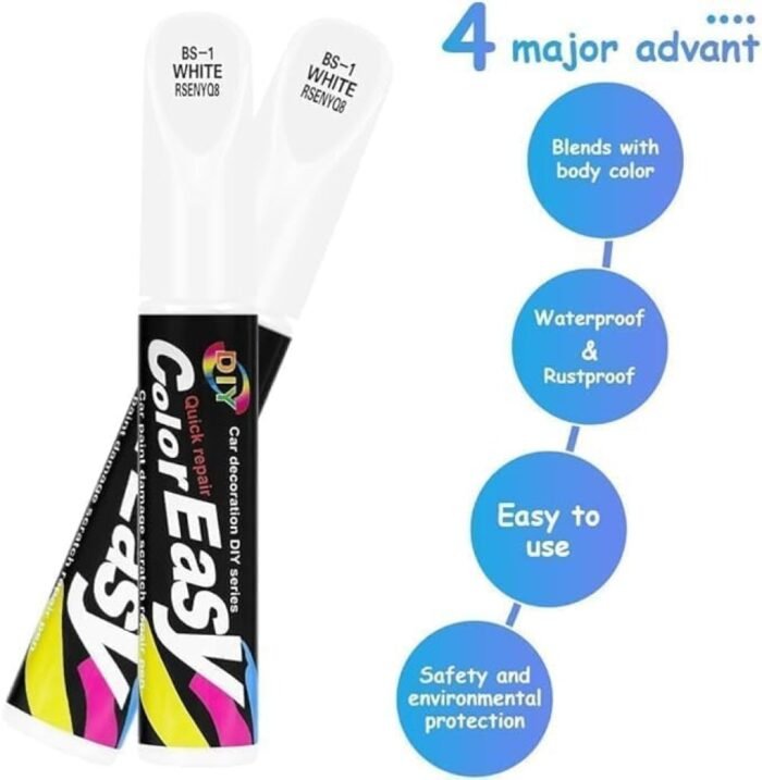 Car Scratch Repair Paint Pen – White, Pack of 1 - Image 3