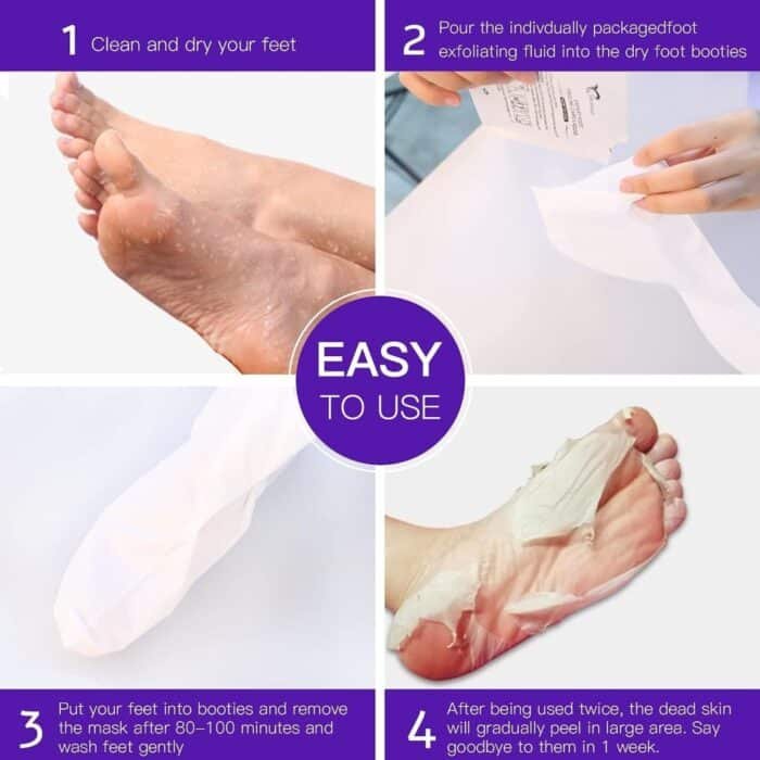 Foot Peeling Mask Dead Skin Remover Socks Lavender