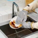 Steel Dish Washer Gloves Non-Scratch Kitchen Cleaning