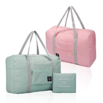 Foldable Nylon Travel Duffle Tote Bag 32L