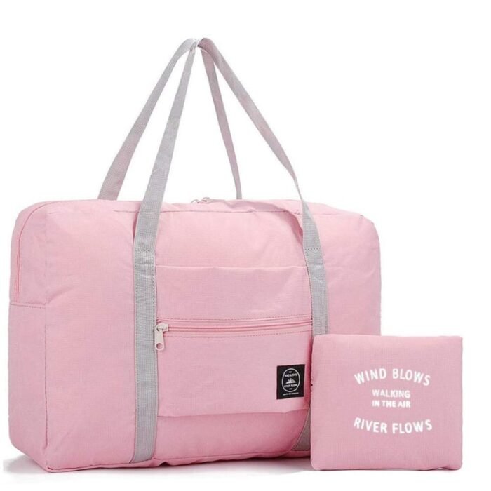 Foldable Nylon Travel Duffle Tote Bag 32L (Buy1 Get 1 Free) - Image 7