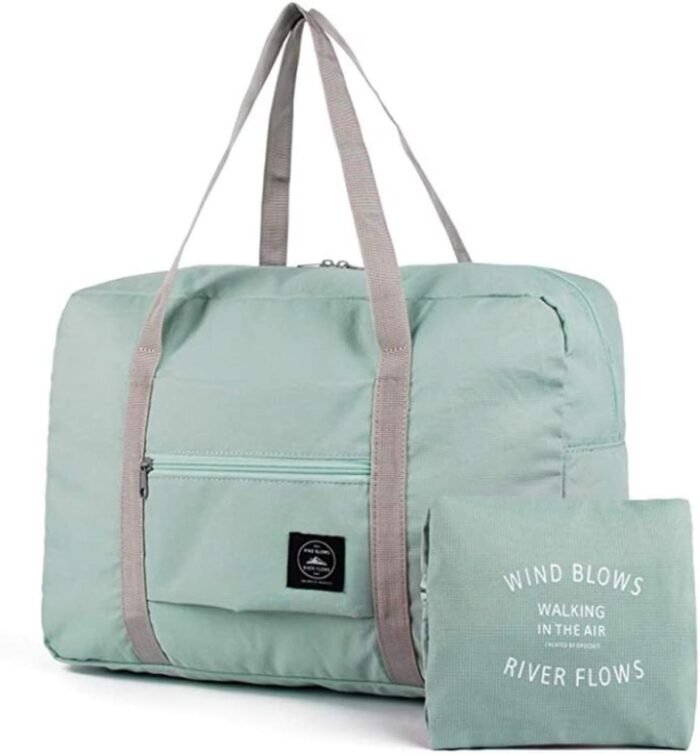 Foldable Nylon Travel Duffle Tote Bag 32L (Buy1 Get 1 Free) - Image 6