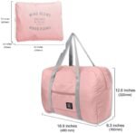 Foldable Nylon Travel Duffle Tote Bag 32L (Buy1 Get 1 Free) - Image 5