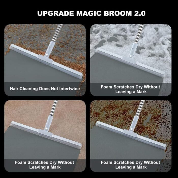 180° Rotate Slim Floor Wiper Magic Broom Sweeper - Image 3