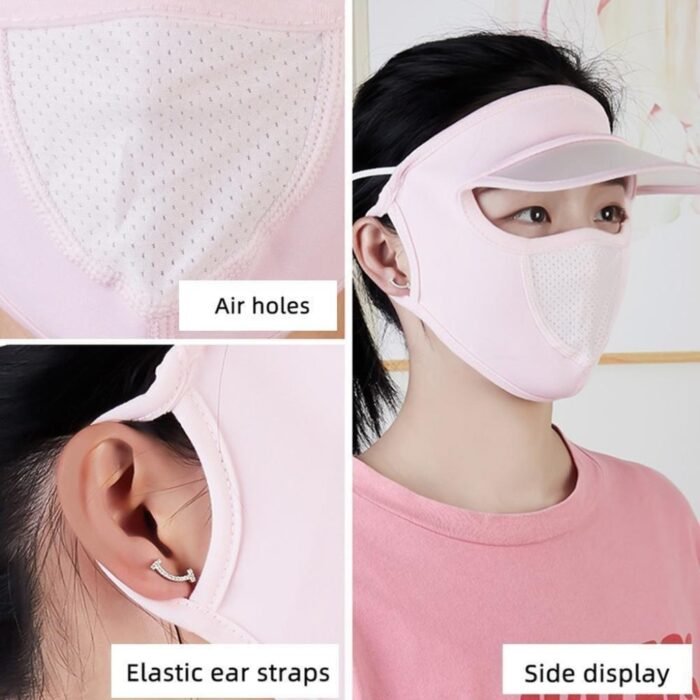 Cap With Mask UV Protection Face Shield for Women - Image 5