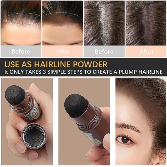 Hair Line Powder Stick Black Quick Root Touch Up - Image 5