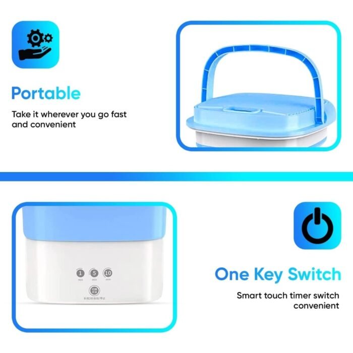 Mini Portable Foldable Washing Machine – Travel & Home - Image 7