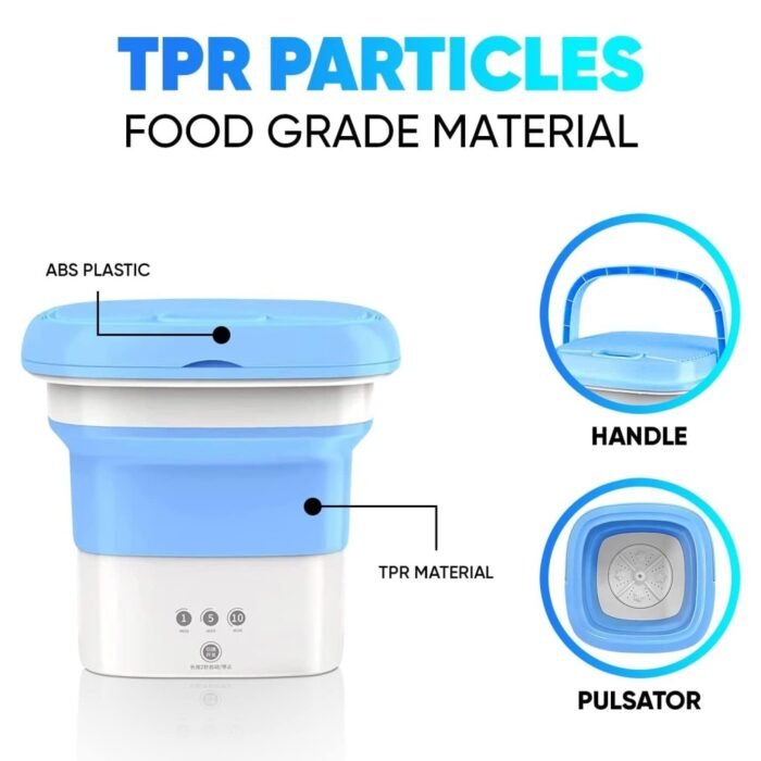 Mini Portable Foldable Washing Machine – Travel & Home - Image 6