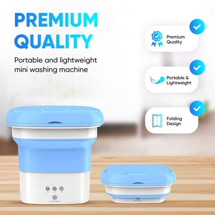 Mini Portable Foldable Washing Machine – Travel & Home - Image 3