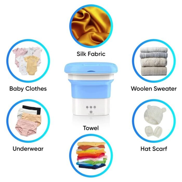 Mini Portable Foldable Washing Machine – Travel & Home - Image 4