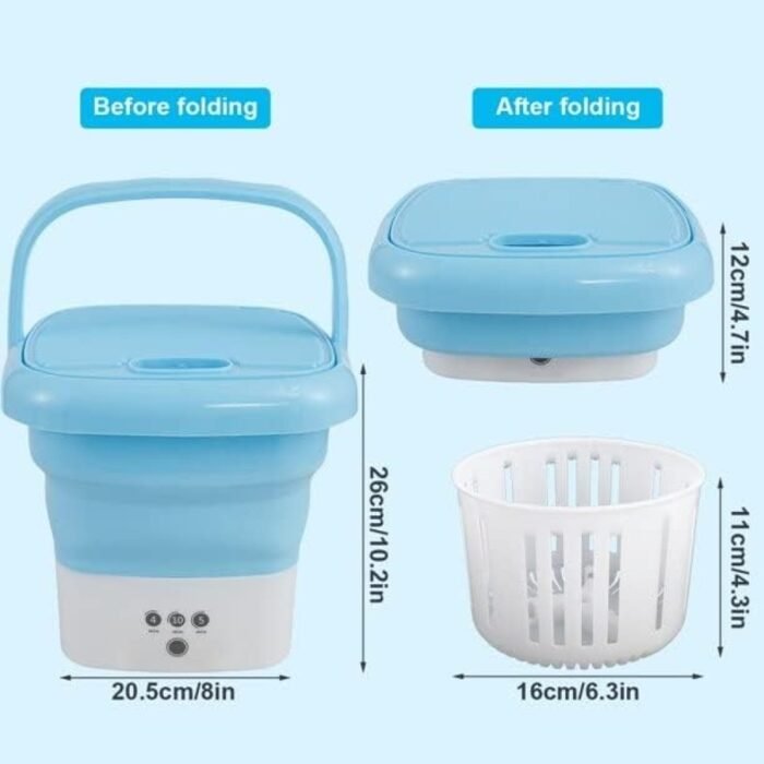 Mini Portable Foldable Washing Machine – Travel & Home - Image 9