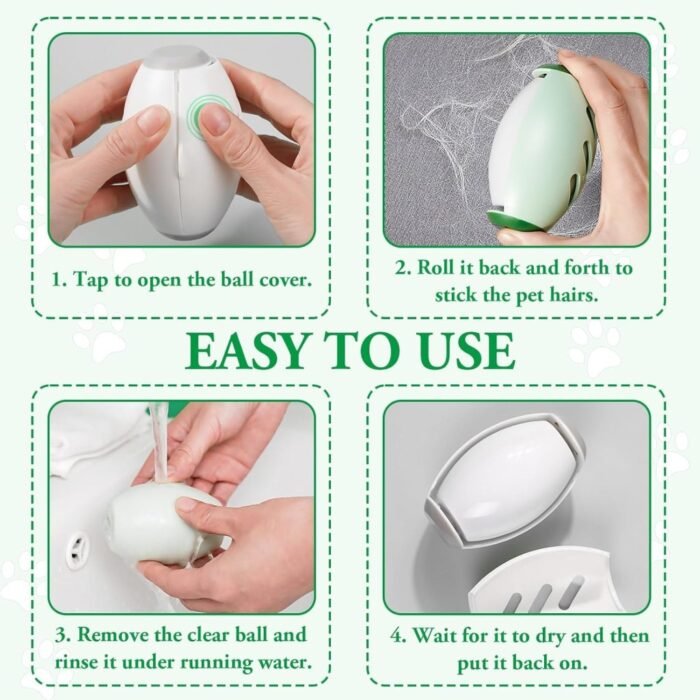Reusable Lint Roller Ball for Clothes & Pet Hair - Image 2
