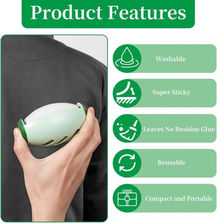 Reusable Lint Roller Ball for Clothes & Pet Hair