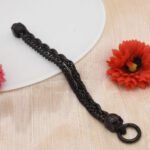 Skull Classic Design Superior Quality Black Color Bracelet For Men - Style C216 - Image 3