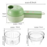 4 in 1 Portable Electric Vegetable Cutter Set - Image 7