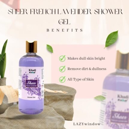 Khadi Kamal Herbal Pure Natural & Organic  Body Shower Gel Pack of 5 - AmazingBaba