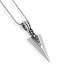 Saizen Arrow Silver Locket Pendant - Image 3