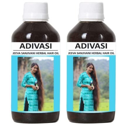 Organics Adivasi Jeeva Sanjivani Herbal Hair Oil - AmazingBaba