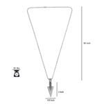 Saizen Arrow Silver Locket Pendant - Image 2