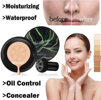 Sunisa 3 in 1 Air Cushion Waterproof foundation CC Cream - AmazingBaba