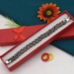 Dainty Design Best Quality Silver & Black Color Bracelet  - Style C207 - AmazingBaba