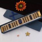 Black & Blue Stone Rudraksh with Diamond Latest Design Gold Plated Bracelet for Men - Style C730/29 - AmazingBaba