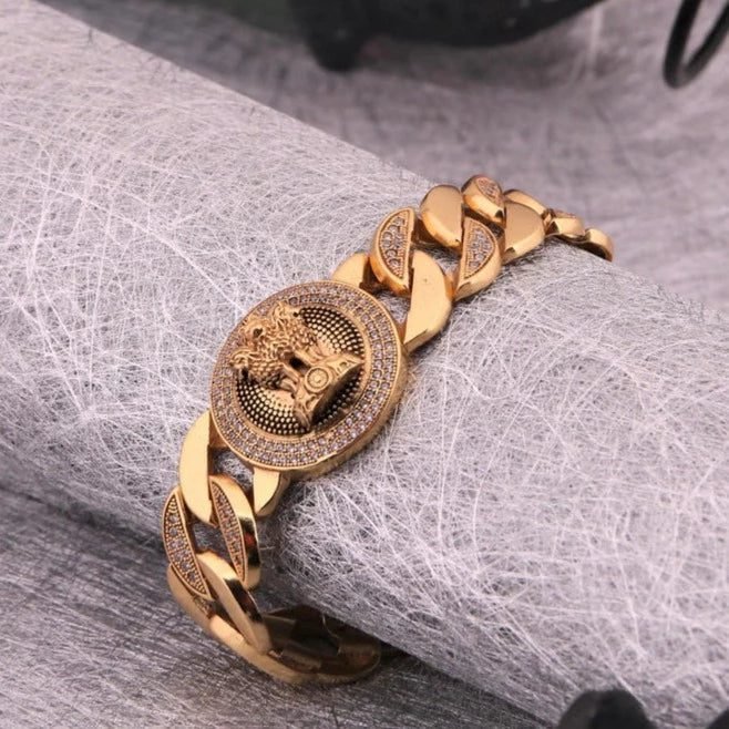 BR-395_3_720x_576ad013-9ffc-415d-a660-e92984f98743 Gold Plated Indian Mudra with Diamond Bracelet - Style A395 - AmazingBaba