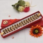 Attention-Getting Design 3 Line Gold Plated Rudraksha Bracelet for Men - Style B773 - AmazingBaba