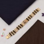 Goga Maharaj Glittering Design Gold Plated Rudraksha Bracelet for Men - Style C795 - AmazingBaba