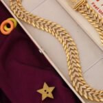 1 Gram Gold Plated V Shape Designer Design Best Quality Chain for Men - Style C601 - AmazingBaba