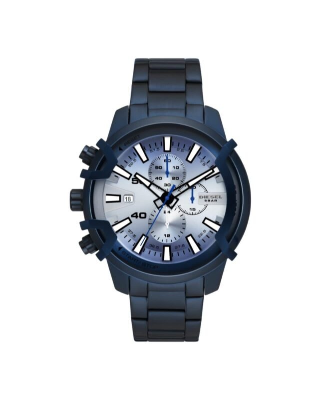 Amazing Uniquely Stylish Blue Chain Strap Men's watch - AmazingBaba