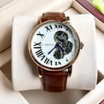 Amazing Luxury Brown leather watch - AmazingBaba