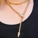 Snake Viper Round  Necklace - AmazingBaba
