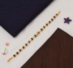 1 Gram Gold Plated with Diamond Best Quality Rudraksha Bracelet for Men - Style C788 - AmazingBaba