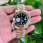 Luxury rlx GMT Mastar Yellow Gold Watch - Image 2