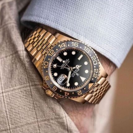 Amazing GMT Mastar Yellow Gold Watch - AmazingBaba