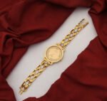 1 Gram Gold Plated with Diamond Fashion-Forward Watch for women - Image 2