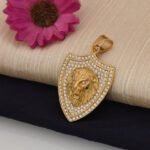 Lion with Diamond High-Quality Eye-Catching Design Pendant for Men - Style B472 - AmazingBaba