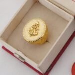 1 Gram Gold Plated Charming Design Premium-Grade Quality Ring for Men - Style B423 - AmazingBaba