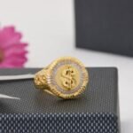 1 Gram Gold Plated Dollar Cool Design Superior Quality Ring for Men - Style B436 - AmazingBaba