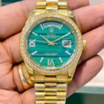 Luxury rlx Gold Diamond Men's watch - Image 3