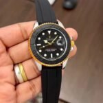 Luxury rlx Blcak Gold Men's Watch - Image 3