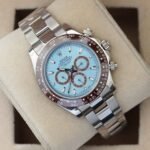 Cosomograph Daytona blue dial watch - AmazingBaba