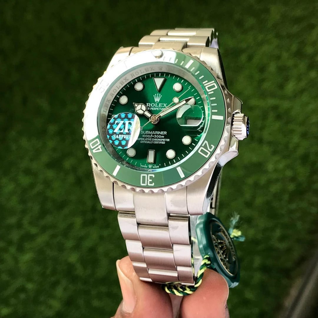 rn-image-picker_lib_temp_502a8f73-451b-403b-a37c-b5a1263bc686 Rlx Submariner Hulk Green Limited Edition watch - Image 1