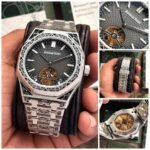 Luxury Double Balance Wheel Openworked watch - Image 9