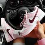 Air 1 Low Sb Dunk Pink Shoes - Image 6